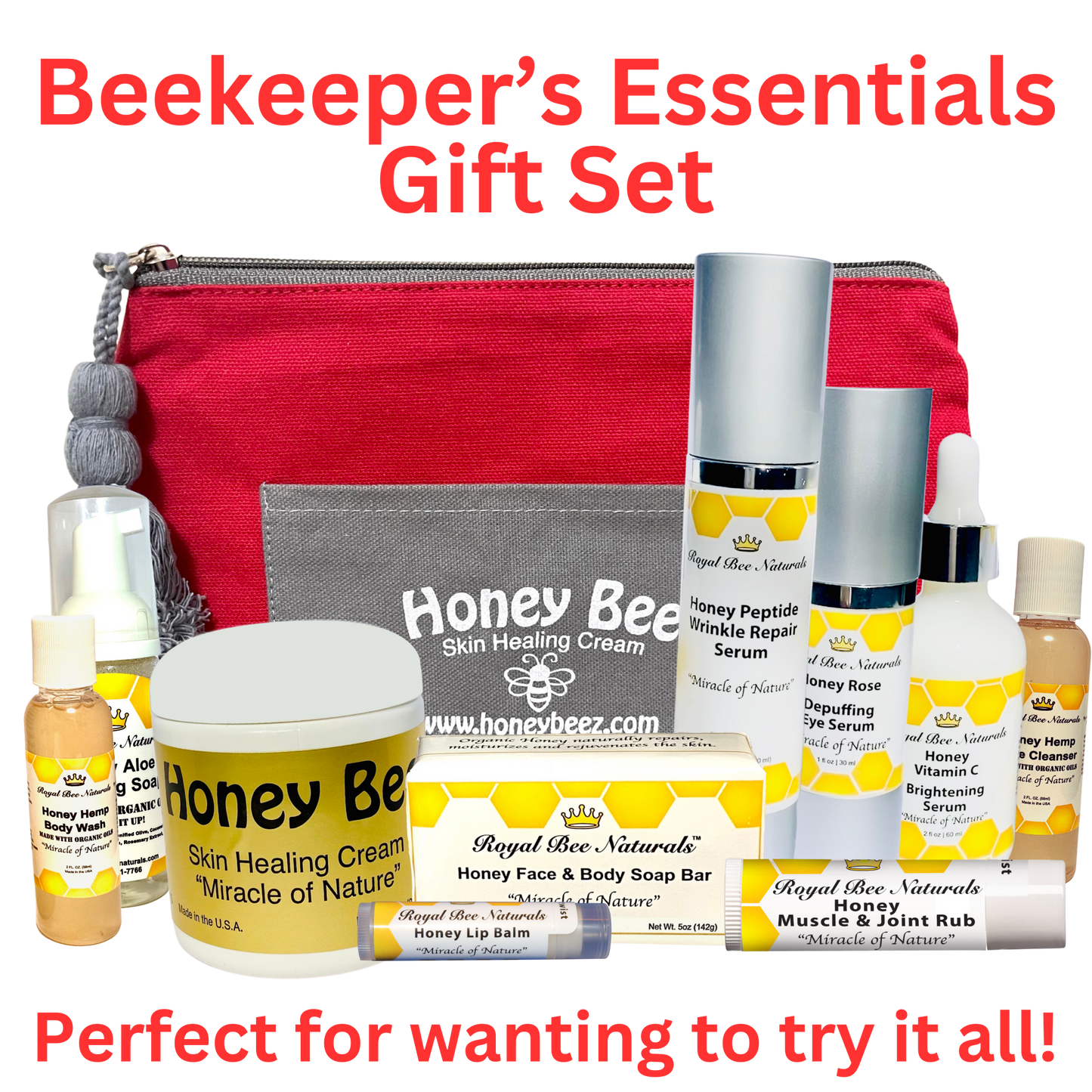 ONLINE EXCLUSIVE! Honey Bee "Beekeeper's Essentials" Gift Set